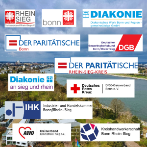 Die Unterzeichner des Appells (c) Caritas Bonn